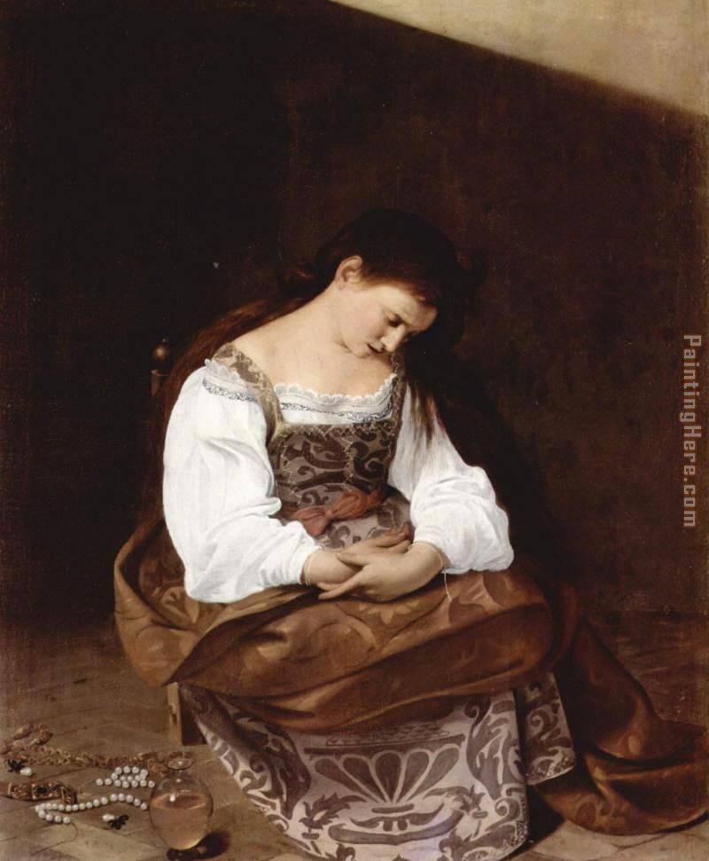 Penitent Magdalene By Caravaggio painting - Unknown Artist Penitent Magdalene By Caravaggio art painting